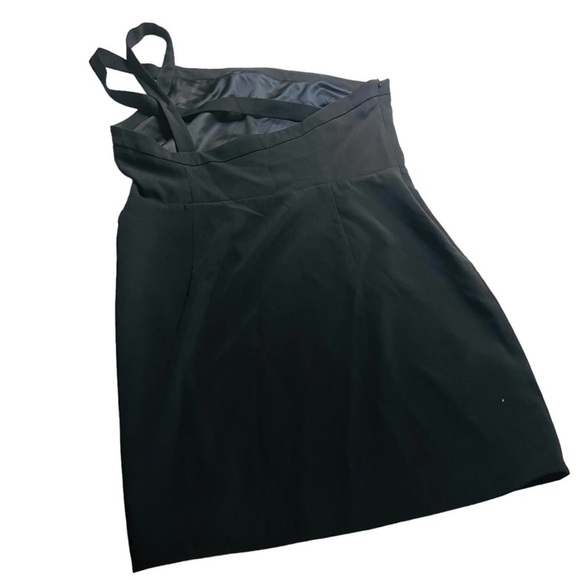 NWT Lovers + Friends Black Rory One Shoulder Mini Dress - Picture 4 of 9